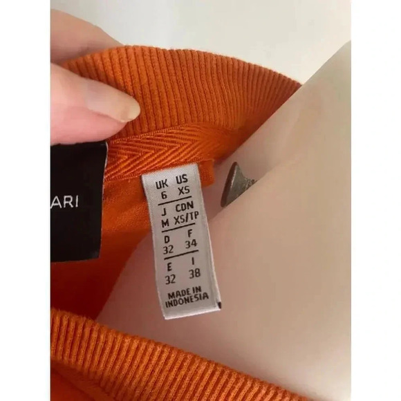 Adidas Women's Orange Long Sleeve T-Shirt Size XS Danielle Cathari Colab EUC - Picture 7 of 9